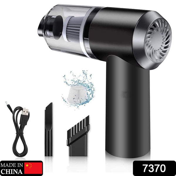 2 in 1 Wireless Vacuum Cleaner – 120W Handheld USB Rechargeable for Home & Car (1 Pc)